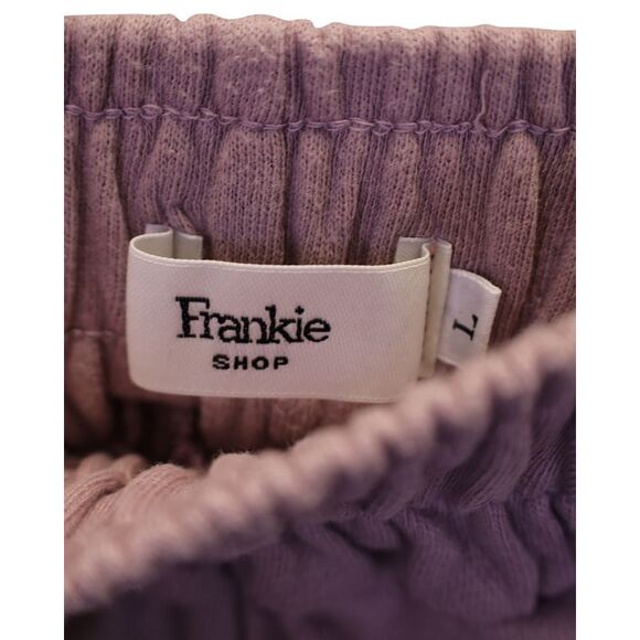 Frankie Shop Jaimie Shorts in Purple Cotton - Picture 2 of 5